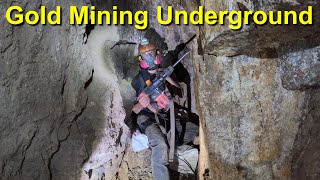 Gold Mining Underground In The California Desert