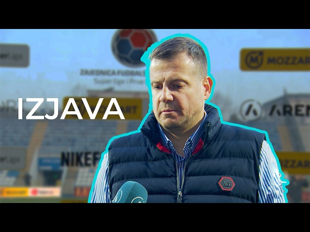 Lalatović se oprostio od Duška Vujoševića | Izjava za TV Arena Sport | Novi Pazar - Partizan