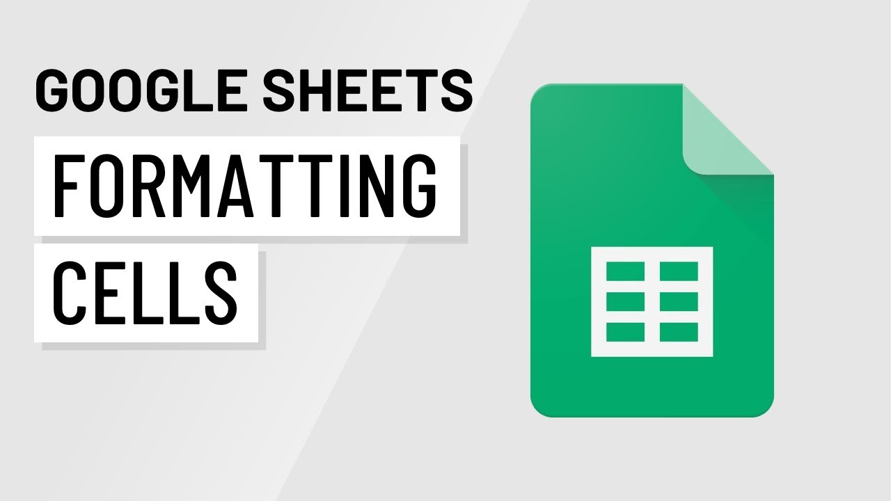 ⁣Google Sheets: Formatting Cells