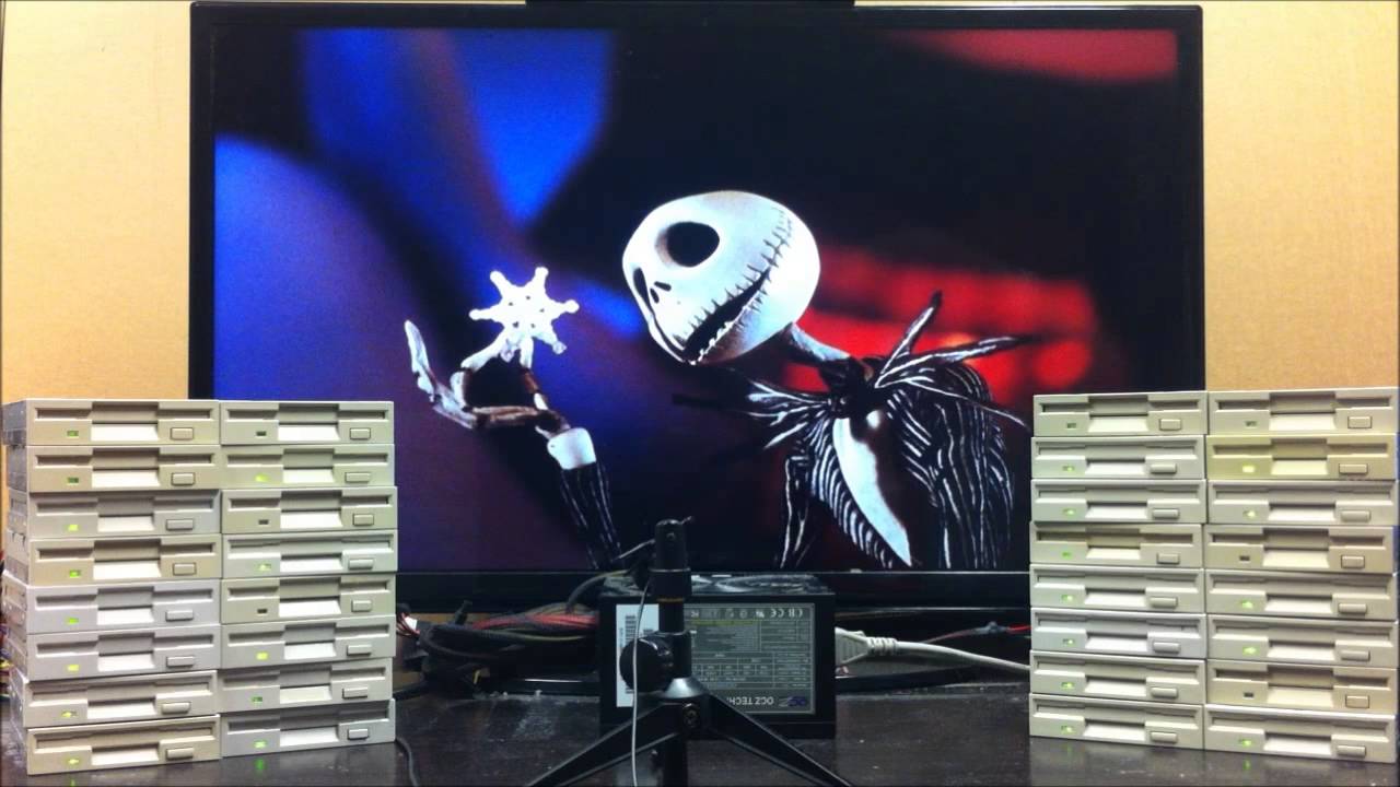 The Nightmare Before Christmas This Is Halloween Played on 32 Floppy Drives YouTube The Nightmare Before Christmas This Is Halloween Played on 32 Floppy Drives YouTube