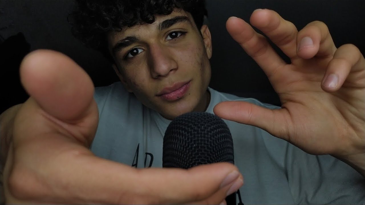 ASMR Mouth Sounds and Hand Movements