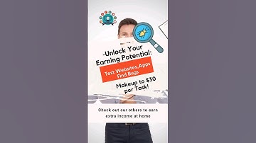 💸Unlock your earning potential by testing websites,bugs, and earning up to $30 per task? 💻💰💄