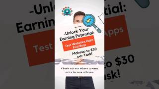 💸Unlock your earning potential by testing websites,bugs, and earning up to $30 per task? 💻💰💄