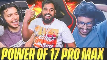 RajAnna : Power Of 17 Pro Max 🔥 | Intense Gameplay 😈🔥|@UnqGamer @ImRuthlessceopubg @madlionyt