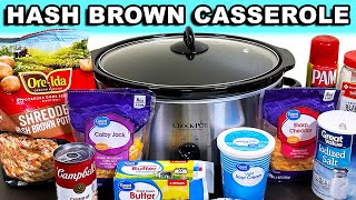 Crockpot Hash Brown Casserole Recipe!