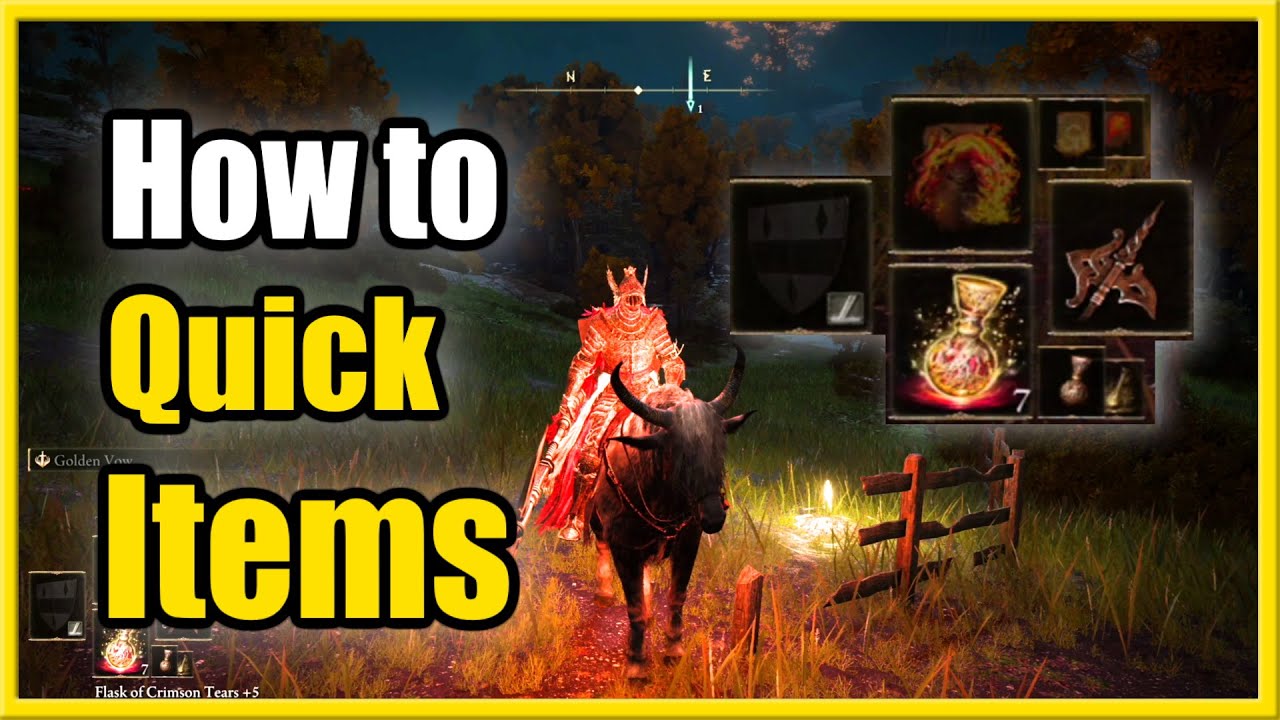 How to use Quick Item Slots in Elden Ring (Hot Bar Tutorial) YouTube