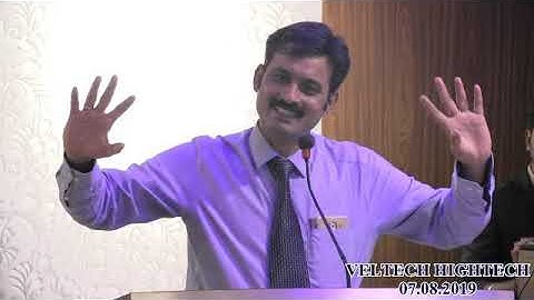 VELTECH HIGHTECH DEPT OF MBA GUEST LECTURE 07.08.2019