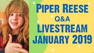 #PiperSTREAM Piper Reese&#39;s Q&amp;A Instagram Insider LiveStream from College