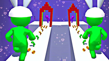 Color Run stickman 3D Max Level Gameplay Walkthrough part-46 @iAGamespace