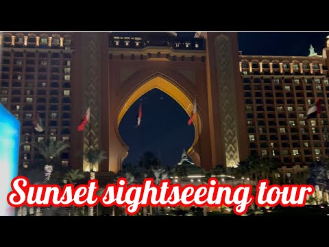 Bus tour Dubaimall,burj khalifa ,palm Jumeirah,Atlantis ,Atlantis Royal and Mall of Emirates😊