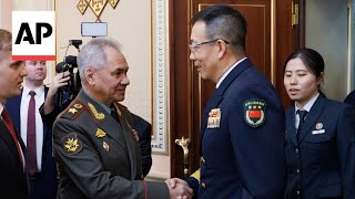 Russia's defense chief meets with Chinese military official in Kazakhstan