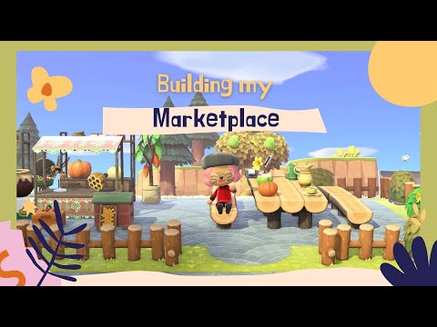 Building my little Marketplace Speedbuild ! I Animal Crossing New Horizons