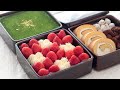 スイーツおせち作ってみた!前編 Japanese Sweet Osechi いちごタルト、純生ロール Strawberry tart, Roll cake｜HidaMari Cooking