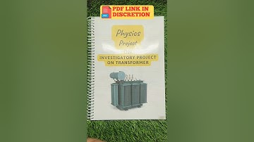 Physics Project On Investigatory Project on Transformers || #diy #project #class12 #physics