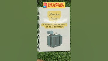 Physics Project On Investigatory Project on Transformers || #diy #project #class12 #physics