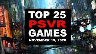 Top 25 PlayStation VR Games | November 19, 2020