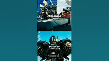 Ironhide vs Sideswipe #transformers #autobots #vs