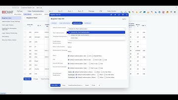 [ECOUNT Practice] UserCustomization - User Setup - Register User - Task Authorization