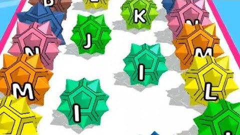 AZRun 2048 ABC Runner New update Gameplay Level 57