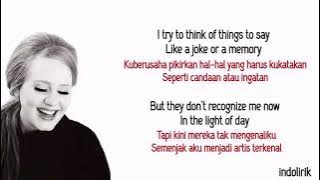 Adele - Million Years Ago | Lirik Terjemahan