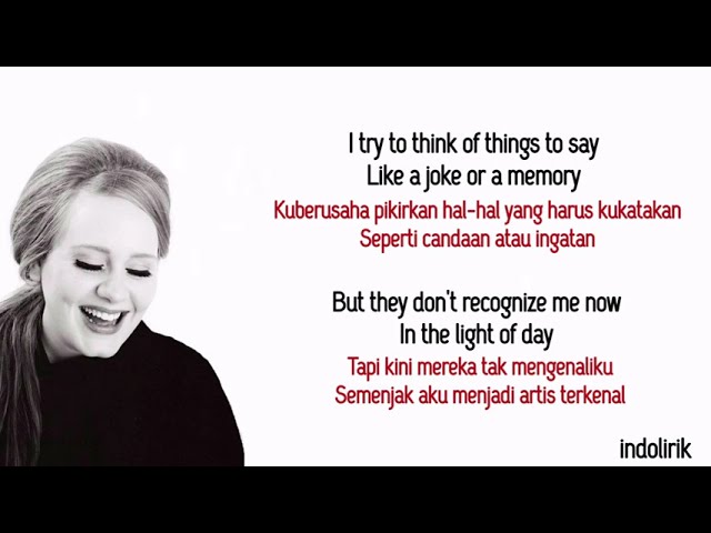 Adele - Million Years Ago | Lirik Terjemahan class=