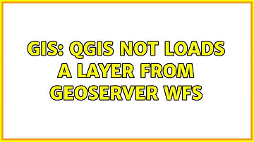 GIS: QGIS not loads a layer from Geoserver WFS (2 Solutions!!)