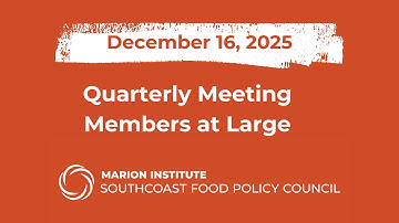Quarterly Meetings Members at Large Dec 2025