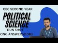 Intermediate second year|| POLITICAL SCIENCE (civics) || LONG ANSWER QUESTIONS || EXAMINATION 2025 |