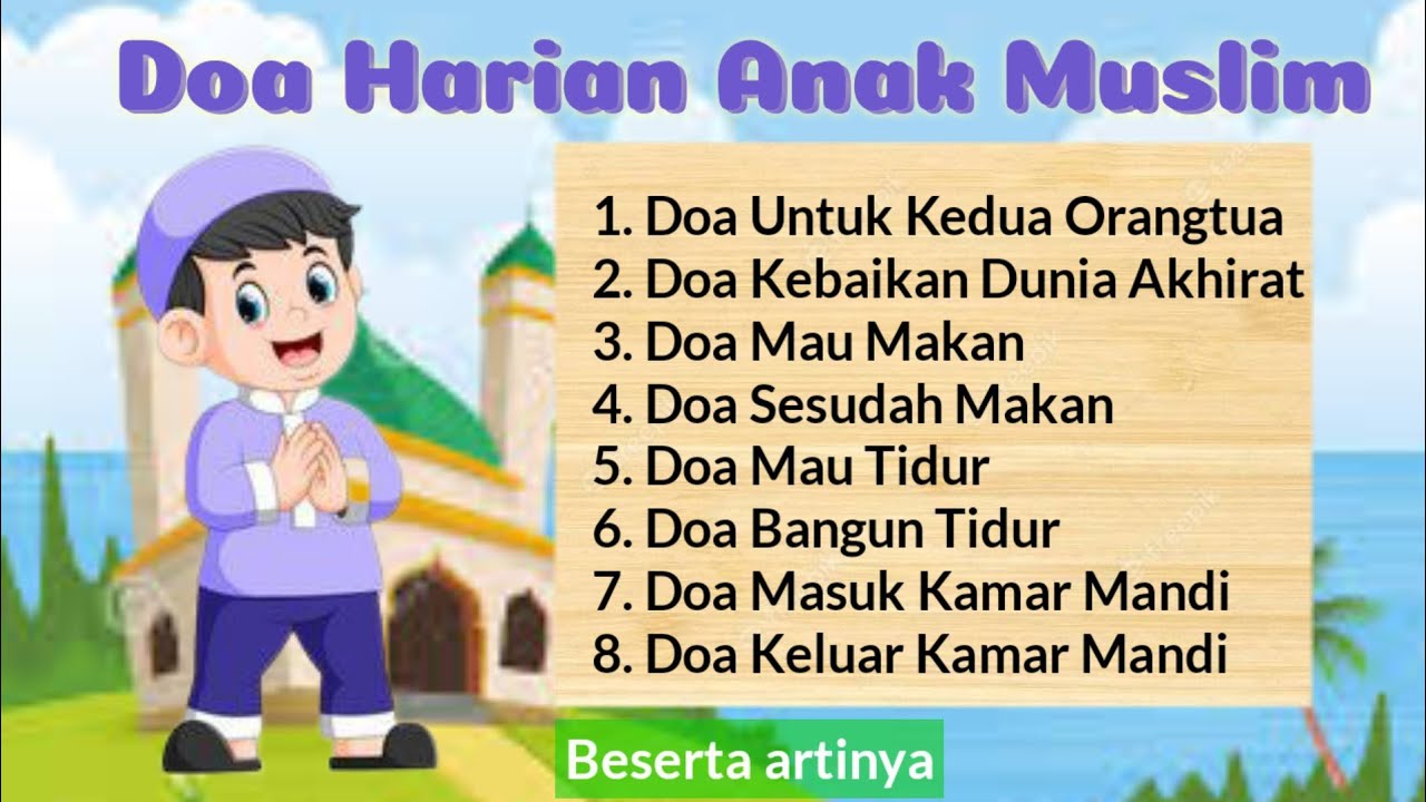 Doa Sehari-hari Anak Muslim || Part 1