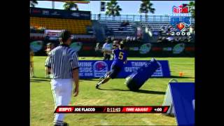 Former Delaware QB Joe Flacco highlight from 2008 All-Star Football Challenge