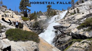 Horsetail Falls: A unique waterfall near TAHOE. A Trail Guide.