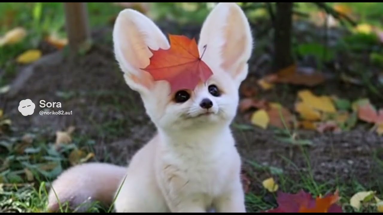 A cute fennec fox.Watch Carefully…耳廓狐4 