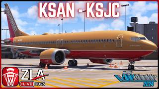 MSFS LIVE | ZLA LIVE 2026 | Southwest Ops | iFly B38M | San Diego (SAN) ✈︎ San Jose (SJC) #msfs2024