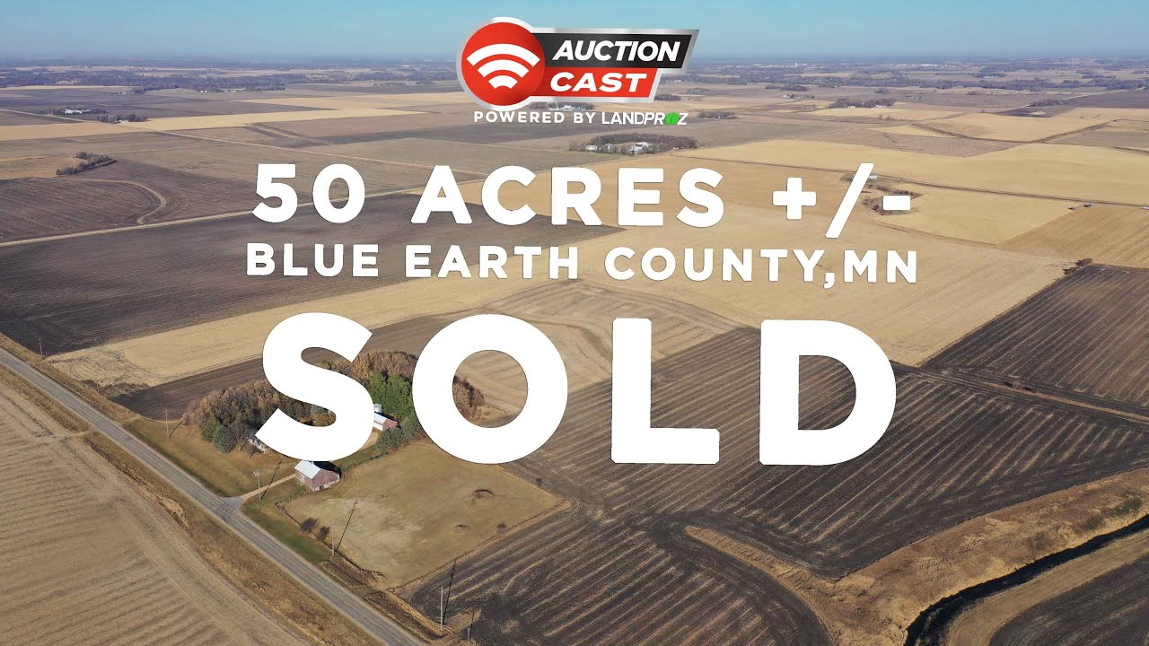 2416 50 ACRES +/BLUE EARTH COUNTY, MN Land Auction YouTube