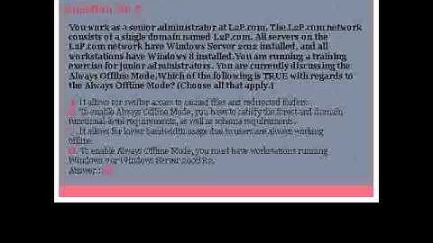 70-410 Exam Questions Answers