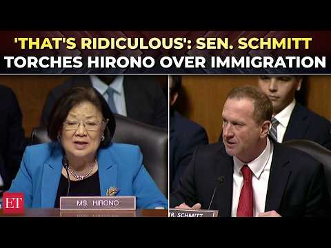 'You talk about BIZARRE?': Sen. Schmitt, Hirono CLASH over deportation bill at heated hearing