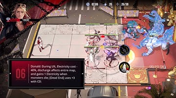 【PTN】 Remnants of the Depth S30 Starfall Curtain α Easy 52k points w/ crazy Donald Buff & Weakspot