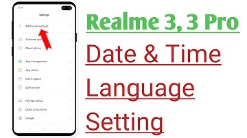 Realme 3, 3 Pro Date And Time Language Setting