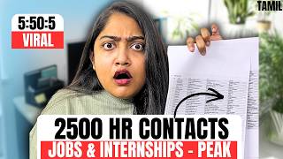 Shocking🔴Only Viral 5:50:5 Trick - Get Internships & Job Offer Easily❤️