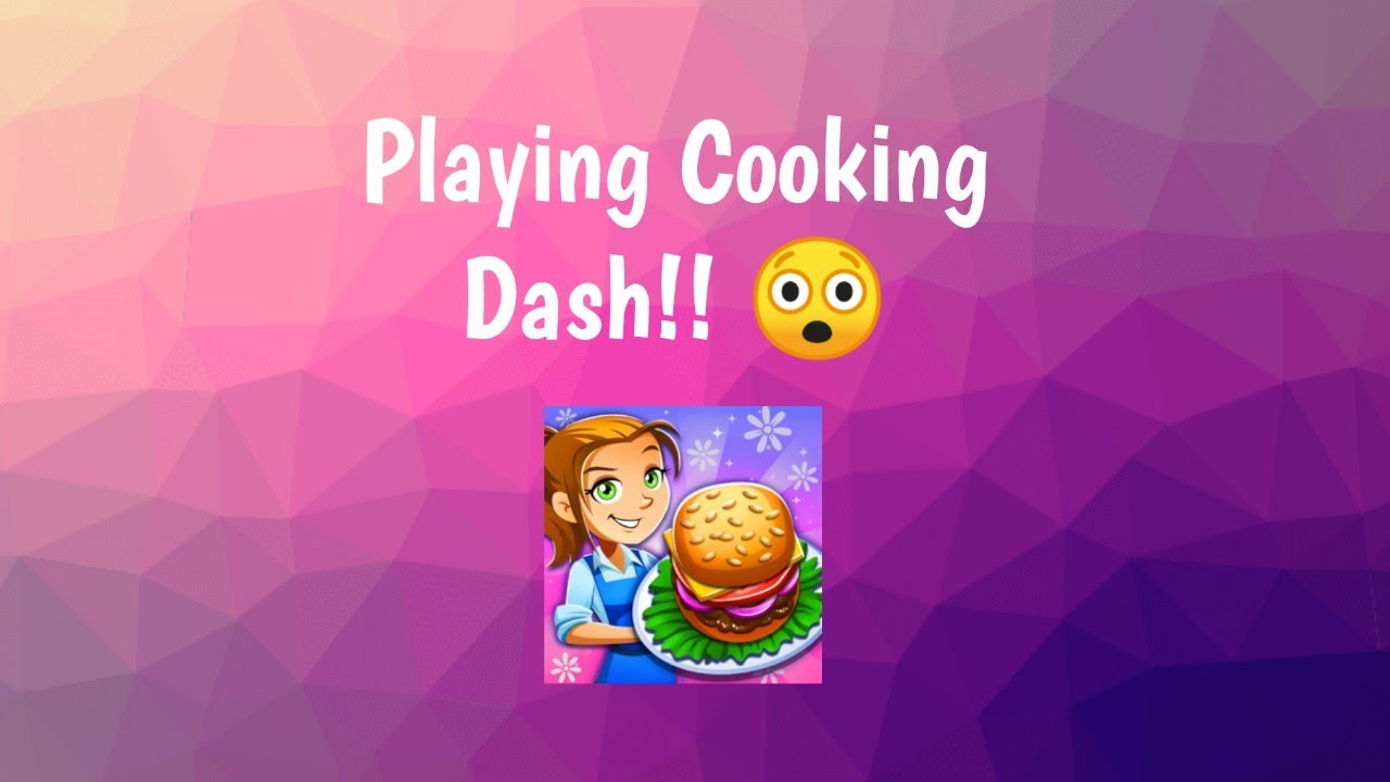 Playing A Game Called Cooking Dash!!
