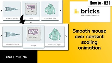 Smooth animated hover animation - smoothly enlarges then returns to its normal state, Bricks Builder