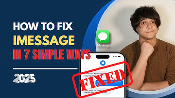 Fix iMessage with This 7 Simple Tricks
