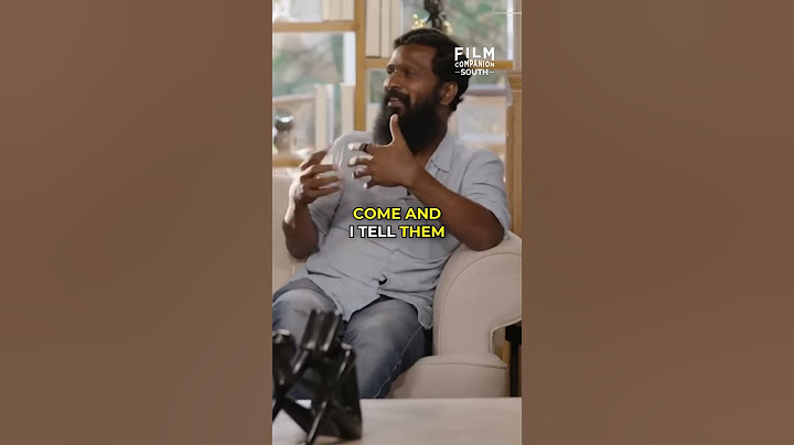 ‘Don't learn from how I work…’ 😂 |  Vetrimaaran | #shorts