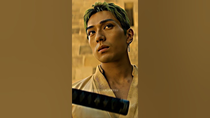 RORONOA ZORO EDIT 4K (ONE PIECE LIVE ACTION)