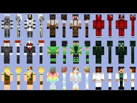 Туториал как установить скин на minecraft 1.7.10-1.7.2 ...