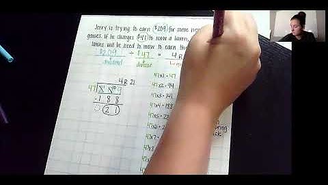 Long Division (Multi-Digit Divisors) Word Problems