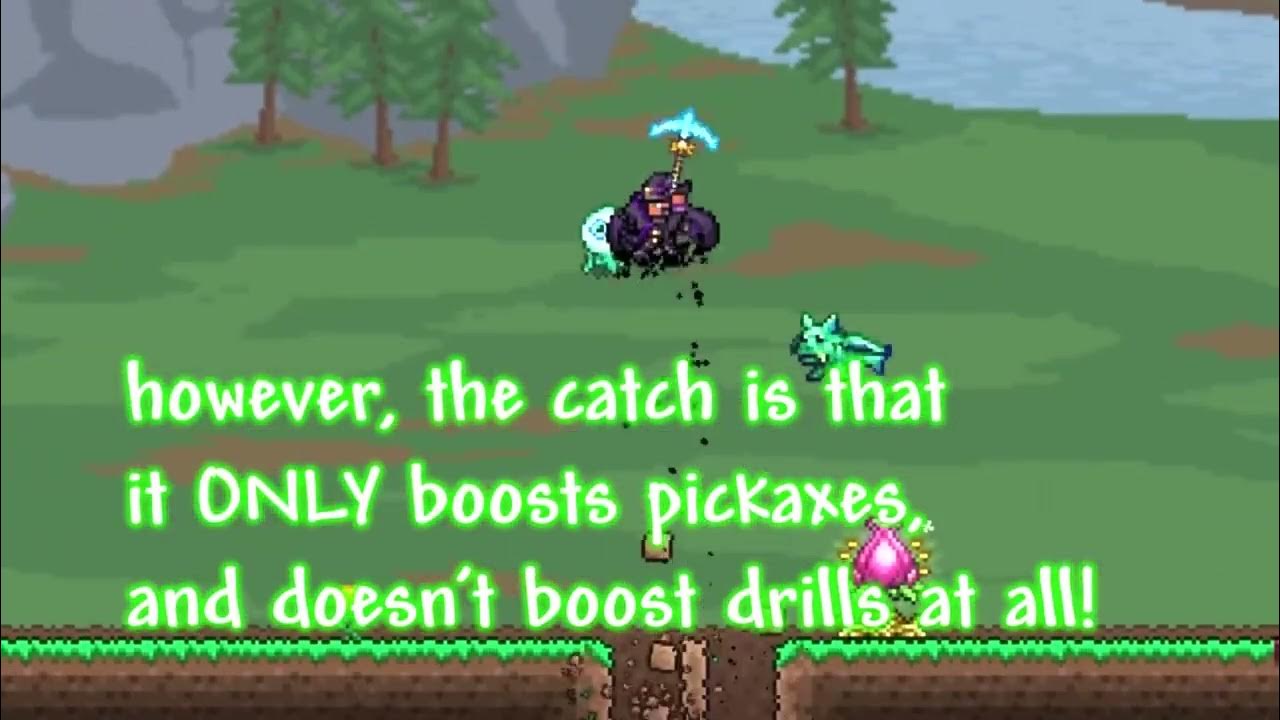 Terraria pickaxes or drills? YouTube