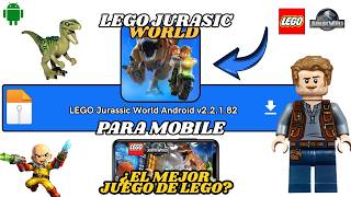 LEGO JURASSIC WORLD MOBILE FUNCIONANDO EN CELULAR ANDROID DÉBIL EN 2026 – BUENA OPCIÓN? [REVIEW]