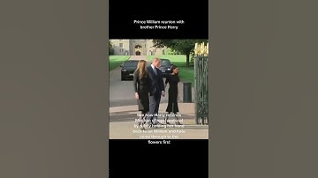 Harry Reminding Meghan Of Royal Protocol by Pulling her Back to let William & Kate Go First #shorts