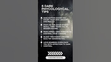 Top 5 Dark Phycologycal Tips to Boost Confidence and Communication Skills